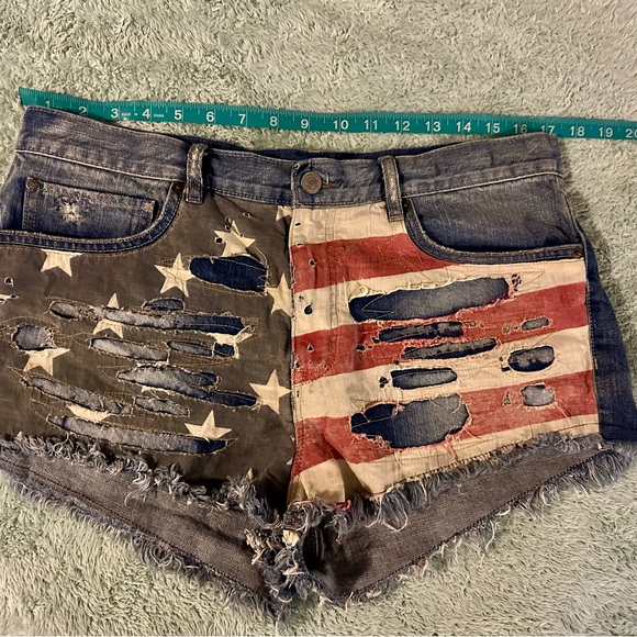 ☮️DENIM & SUPPLY☮️VINTAGE CUT OFFS - Picture 5 of 7